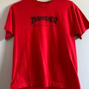 red thrasher shirt
